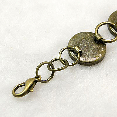 Brass Bracelet Making KK-G049-AB-NF-1