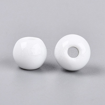 Vintage Handmade Porcelain Beads PORC-Q006-13A-39-1