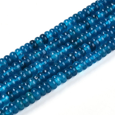 Dyed Natural White Jade Beads Strands G-T139-57A-04-1
