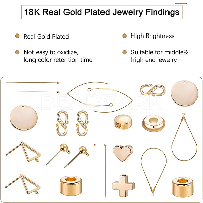 Brass Stud Earring Findings KK-BC0002-24-1