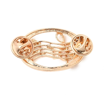 Musical Note Lapel Pin Backs JEWB-K035-02A-KCG-1