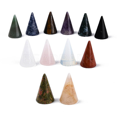 Natural & Synthetic Mixed Stone Ring Display Stands G-T144-06M-1