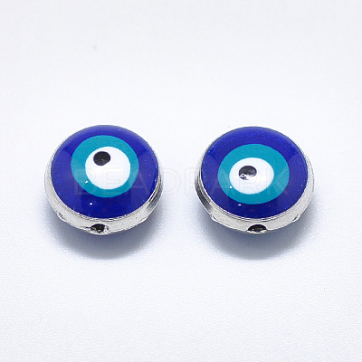 Alloy Enamel Beads ENAM-S117-08-1
