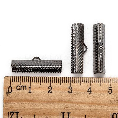 Iron Ribbon Crimp Ends LS-X-E182Y-B-1