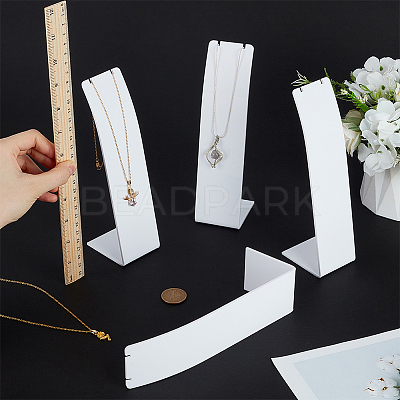 Acrylic Necklace Display Stands NDIS-WH0003-015C-1