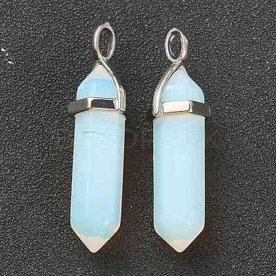 Opalite Pointed Pendants G-M378-01P-A24-1