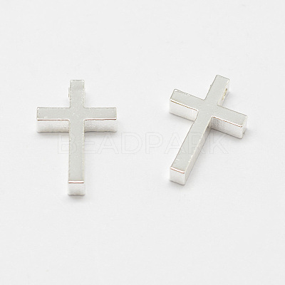 Brass Tiny Cross Charms LS-KK-F718-08P-1