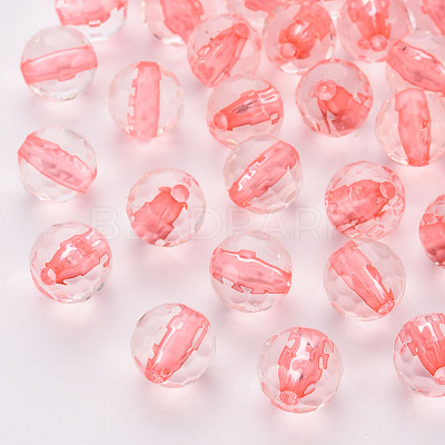 Transparent Acrylic Beads TACR-S154-10A-52-1