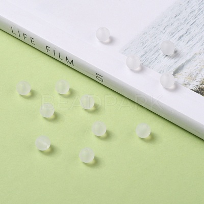 Transparent Acrylic Ball Beads FACR-R021-6mm-16-1