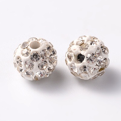 Pave Disco Ball Beads RB-A140-8mm-7-1