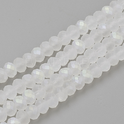 Electroplate Glass Beads Strands LS-EGLA-S141-6mm-01E-1
