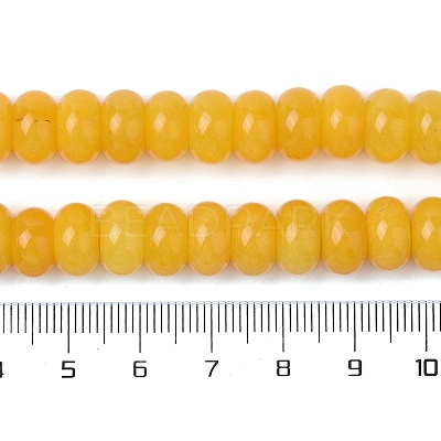 Dyed Natural White Jade Beads Strands G-G107-A15-01-1