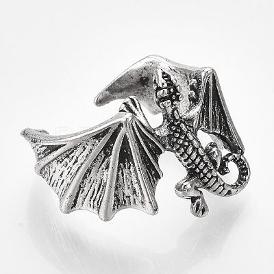 Alloy Cuff Finger Rings X-RJEW-T008-03-1