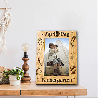 Natural Wood Photo Frames DIY-WH0234-011-1