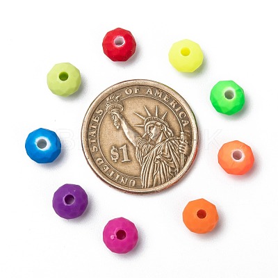 Fluorescent Acrylic Beads X-MACR-S181-8mm-M-1