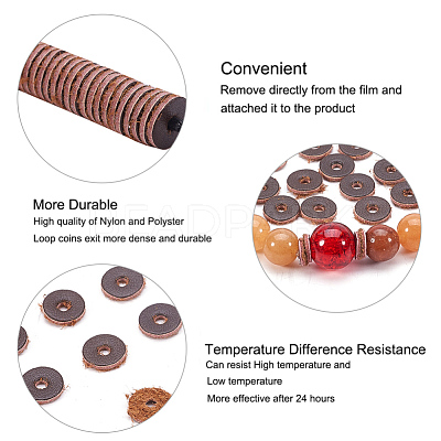 Cowhide Leather Spacer Beads FIND-WH0043-22-1