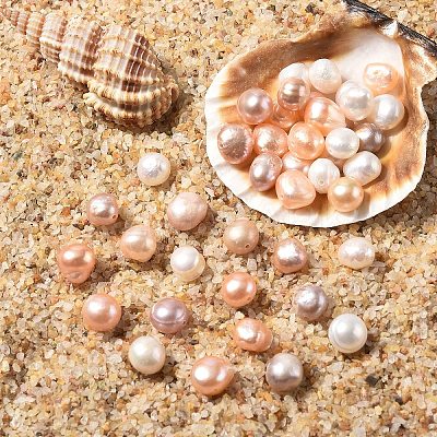 10Pcs Natural Cultured Freshwater Pearl Beads PEAR-YW0001-33-1