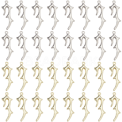 40Pcs 2 Colors Zinc Alloy Pendants FIND-SC0012-64-1