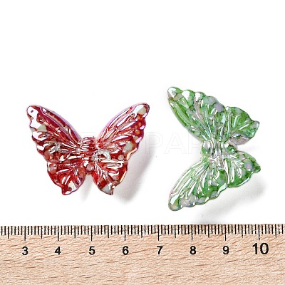 Opaque UV Plating Acrylic Beads PACR-D288-17-1