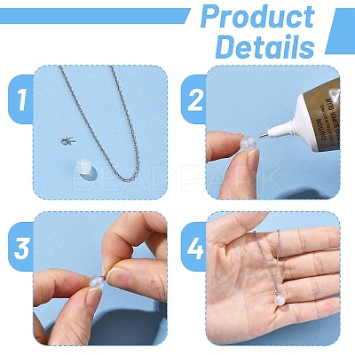 60Pcs 2 Colors 304 Stainless Steel Cup Pearl Peg Bails Pin Pendants STAS-YW0003-64-1