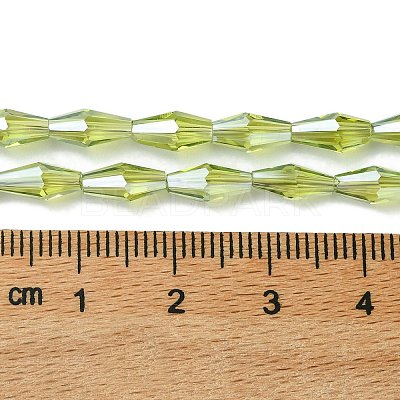 Transparent Electroplate Glass Beads X1-GLAA-K064-05A-PL04-1