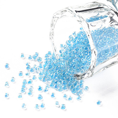 11/0 FGB Grade A Transparent Glass Seed Beads X-SEED-N001-E-321-1