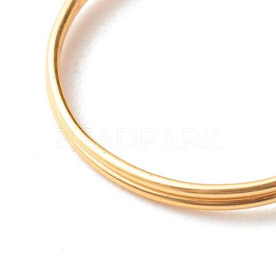 Round Shell Pearl Beads Finger Rings RJEW-TA00001-1
