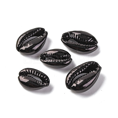 Baking Paint Cowrie Shell Beads SSHEL-M023-01B-1