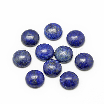 Natural Lapis Lazuli Cabochons X-G-R416-8mm-33-1