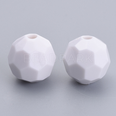 Opaque Acrylic Beads SACR-S300-05B-01-1