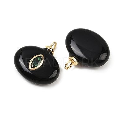 Natural Black Onyx(Dyed & Heated) Pendants KK-B157-42H-10-1