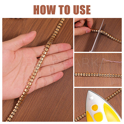 Rectangle Plastic Beaded Trimming DIY-WH0656-36B-1