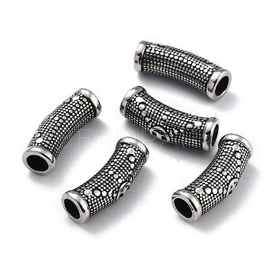 304 Stainless Steel Tube Beads STAS-F169-41AS-1