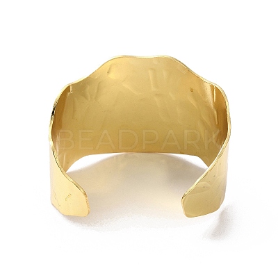 Rack Plating Brass Cuff Bangles BJEW-A137-05G-1