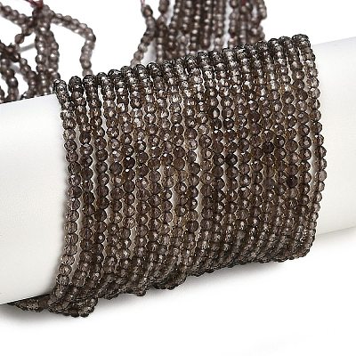 Natural Smoky Quartz Beads Strands G-P553-G05-01-1