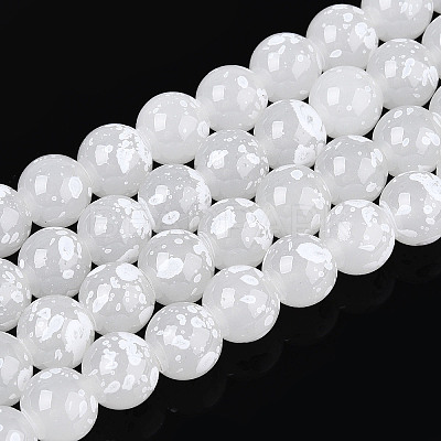 Baking Paint Glass Beads X1-DGLA-N015-8mm-01-1
