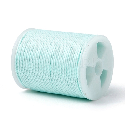 Round Waxed Polyester Cord YC-G006-01-1.0mm-31-1