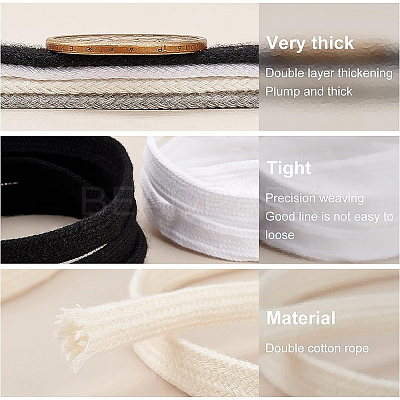 25M Double Layer Flat Cotton Cords OCOR-BC0001-74B-1