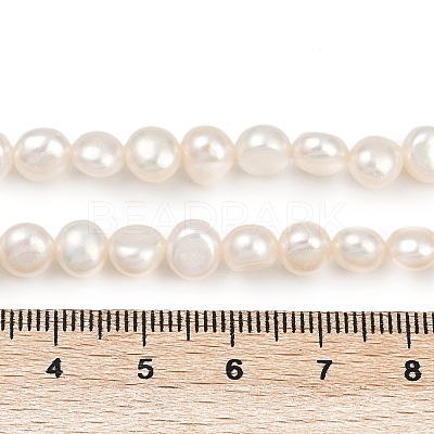 Natural Cultured Freshwater Pearl Beads Strands PEAR-P064-20A-06A-1