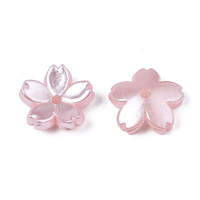 Acrylic Imitation Pearl Beads X-OACR-N012-002D-1