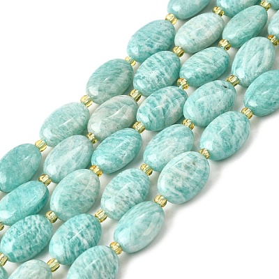 Natural Amazonite Beads Strands G-H005-A14-02-1