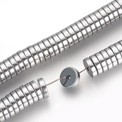 Electroplate Non-magnetic Synthetic Hematite Beads Spacers Strands G-Q486-75I-1