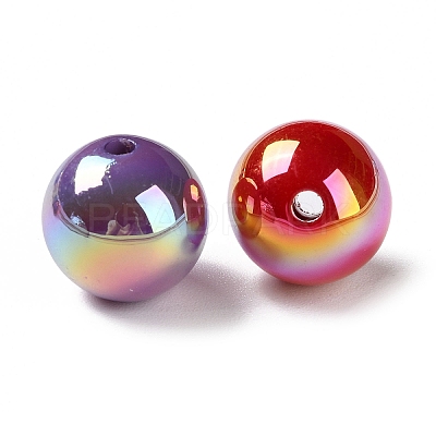 UV Plating Acrylic Beads MACR-D029-18B-1