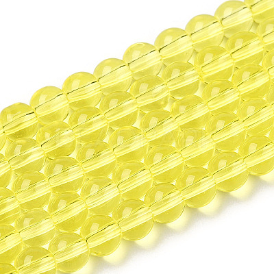 Transparent Glass Beads Strands GLAA-T032-T4mm-12-1