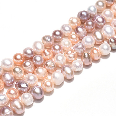 Natural Cultured Freshwater Pearl Beads Strands PEAR-N013-05C-03-1