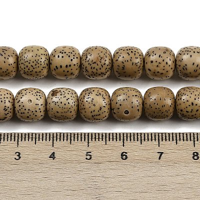 Natural Rudraksha Bodhi Seed Beads Strand WOOD-B010-A03-9x10mm-1