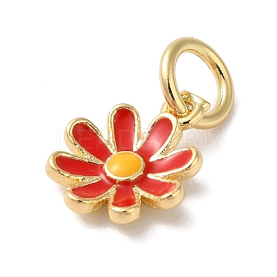 Brass Enamel Charms KK-L216-006G-02-1