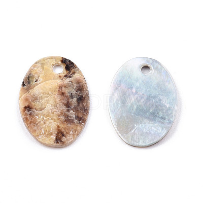 Natural Akoya Shell Pendants SHEL-N026-201-1
