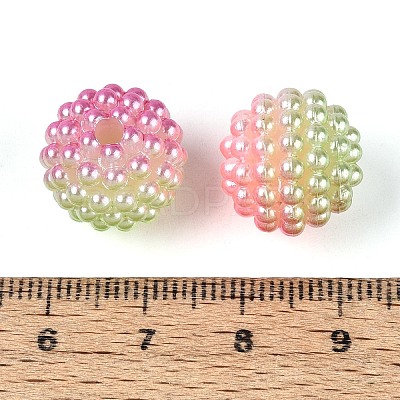 Imitation Pearl Acrylic Beads OACR-T004-15mm-06-1
