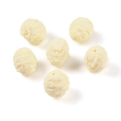 Synthetic Shell & Resin Beads BSHE-G036-15-1